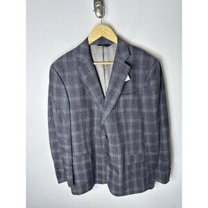 Brooks Brothers 346 Gray Glen Plaid Sport Coat 42R NWT 100% Linen